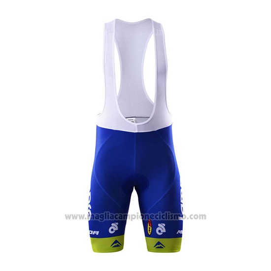 2017 Abbigliamento Ciclismo Lampre Merida Blu Manica Corta e Salopette